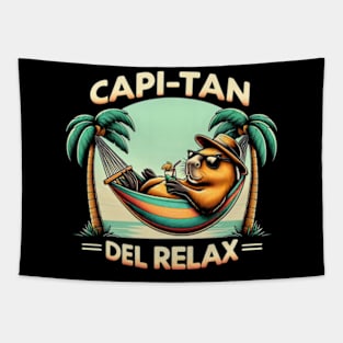 Capi-tan del Relax - Capybara Tapestry