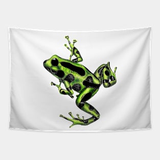 Green poison dart frog Tapestry