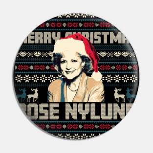 Rose Nylund Merry Christmas Pin