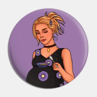 Phoebe and the baby's Pin