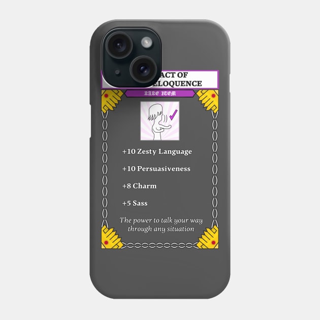 Power Item - Exotic Eloquence Phone Case by Living Emblem