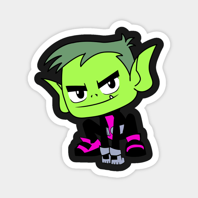 Teen Titan: Beastboy Magnet by JamesCMarshall