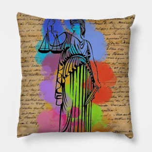 Justice and Law Pillow