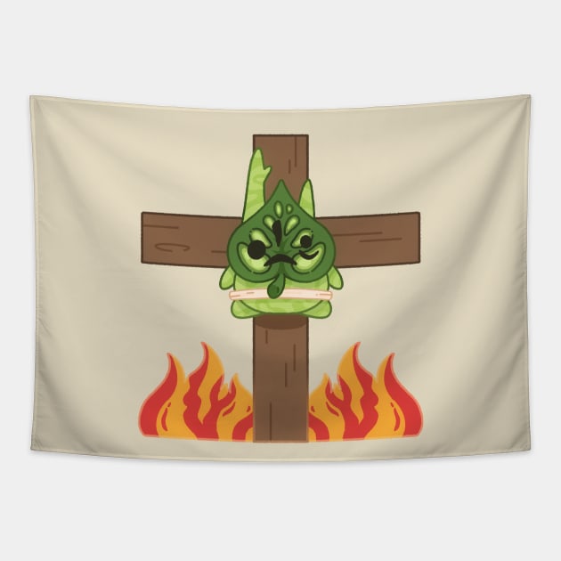 Korok Crucification Tapestry by BirdPresident