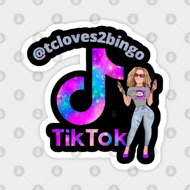 tiktok Magnet by TC/LBM BINGO