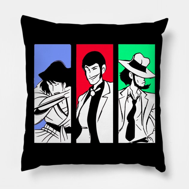 Lupin the 3rd Jigen and Goemon Pillow by OtakuPapercraft