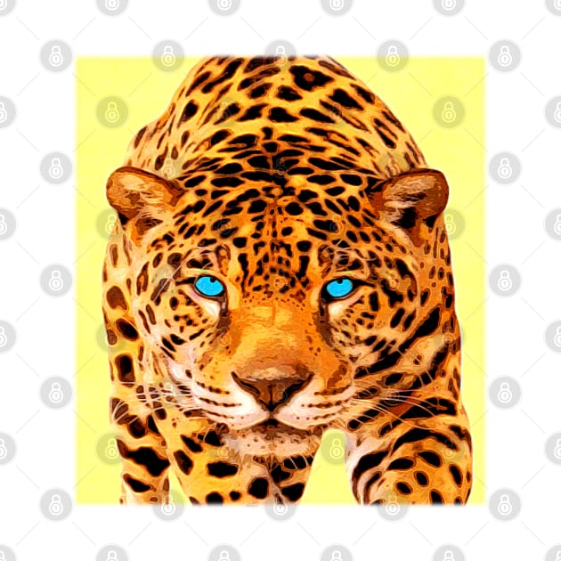 Big Cat Leopard Hunting by KC Morcom aka KCM Gems n Bling aka KCM Inspirations