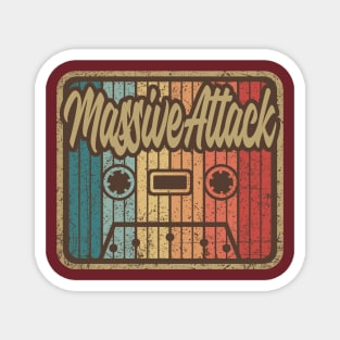 Massive Attack Vintage Cassette Magnet