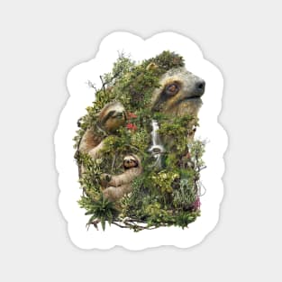 Surreal Sloth Magnet