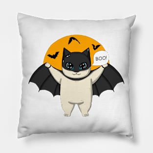 The Bat Neko Pillow