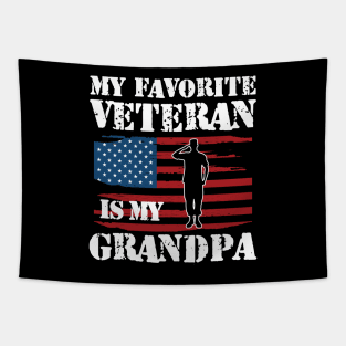 My favorite veteran is my grandpa w Tapestry