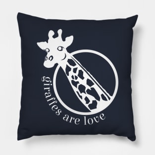 giraffes are love Pillow
