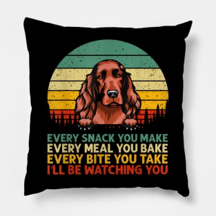 Dog Every Snack You Make Father Day Pillow