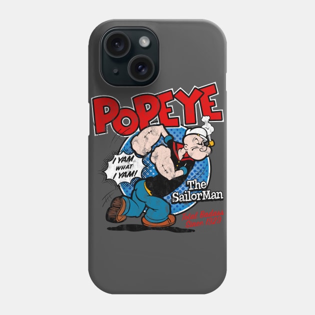 Popeye The Sailor Phone Case by Alema Art