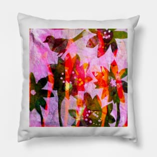 Candy Pink Print Pillow