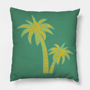 mandala palm tree Pillow