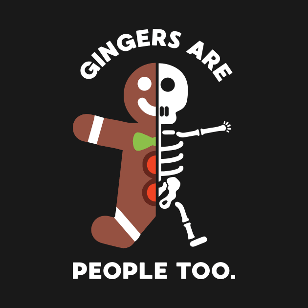 Gingerbread Man Funny Christmas Skeleton by HolidayoftheWeek