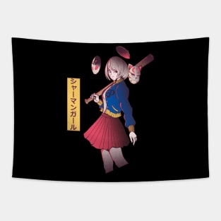 Shaman Girl Tapestry