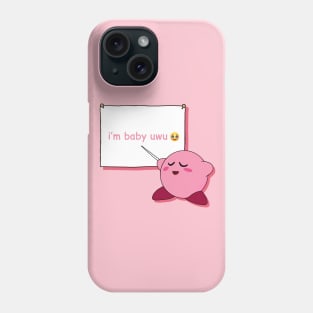 im baby uwu face Phone Case