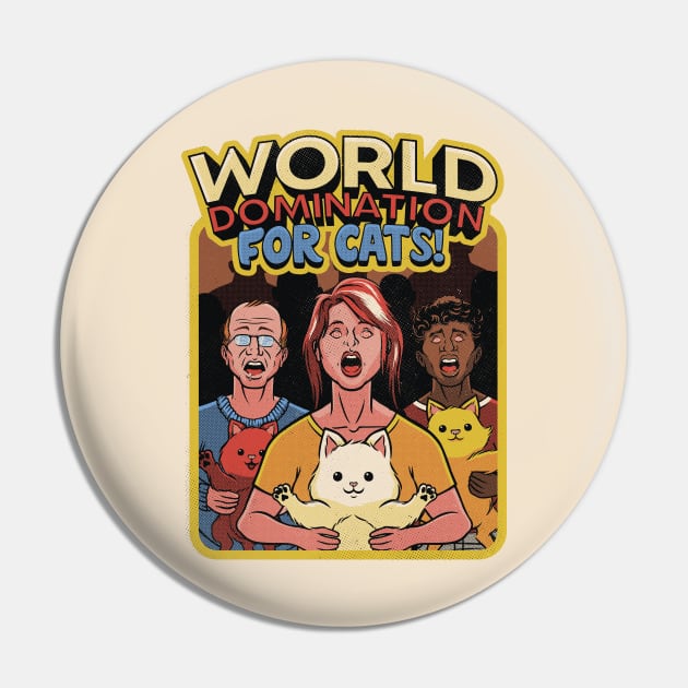 World Domination For Cats Vintage Hypnotized by Tobe Fonseca Pin by Tobe_Fonseca