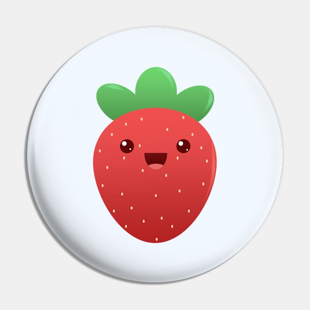 Strawberry Pin by lythweird