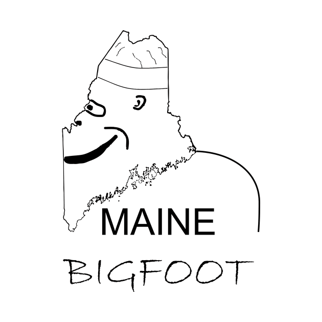 A funny map of Maine by percivalrussell