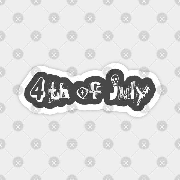 4th of July Magnet by PowerD