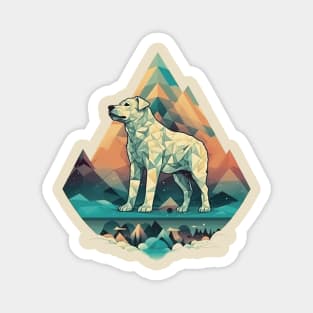 Abstract dog Magnet