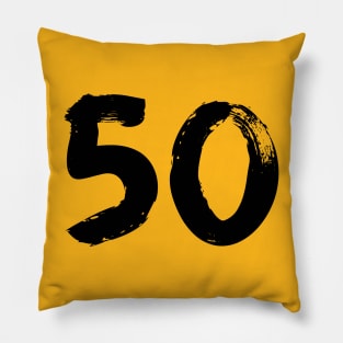 Number 50 Pillow