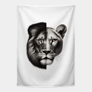 Lion for lovers Tapestry