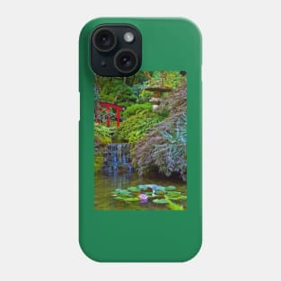 Canada. BC. Butchart Gardens. Japanese Garden. Phone Case