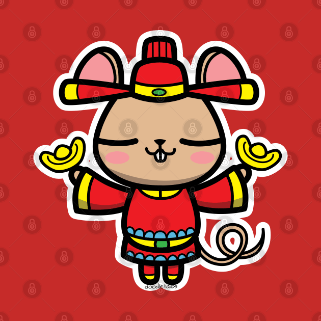 Chinese new year 2020 shirt 6B by doodletales