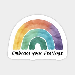 Embrace Your Feelings Mental Health Awareness Magnet