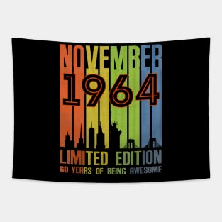 November 1964 60 Years Of Being Awesome Limited Edition Tapestry