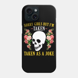 Taken as a joke Vintage Floral Phone Case