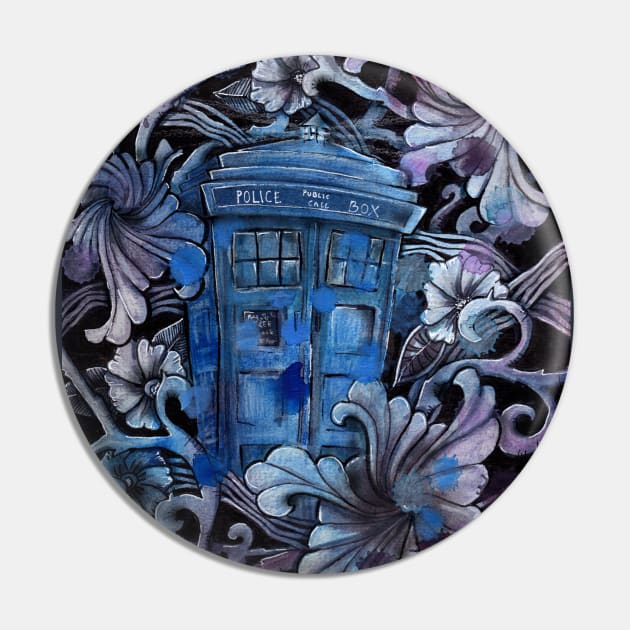 Tardis blue Pin by selandrian