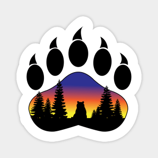 Bear Paw Magnet