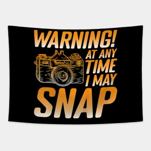 Warning! At Any Time I May Snap . Tapestry