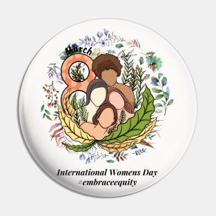 embrace equity international women's day 2023 Pin