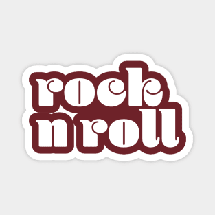 Rock n roll music Magnet
