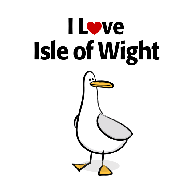 I Love Isle Of Wight Isle Of Wight TShirt TeePublic
