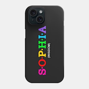 Sophia - Wisdom. Phone Case