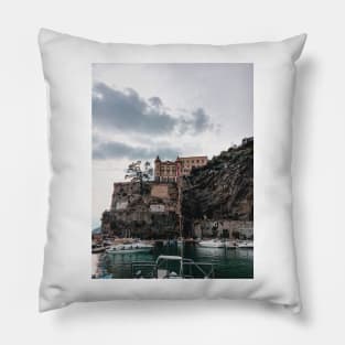 Amalfi Coast, Italy - Travel Photography Pillow