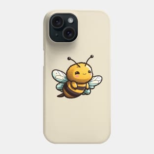 Bee Flying Happily Looking for Pollen Phone Case