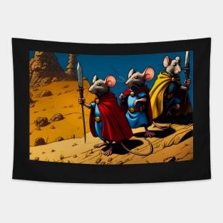 Mice Wanderers Tapestry