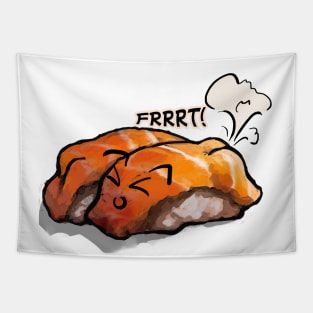 Kawaii Sushi Fart Tapestry