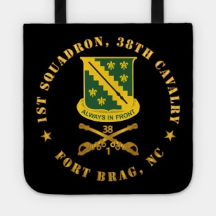 1st Squadron, 38th Cavalry - Fort Bragg, NC w DUI - Cav Branch  wo Bck X 300 Tote