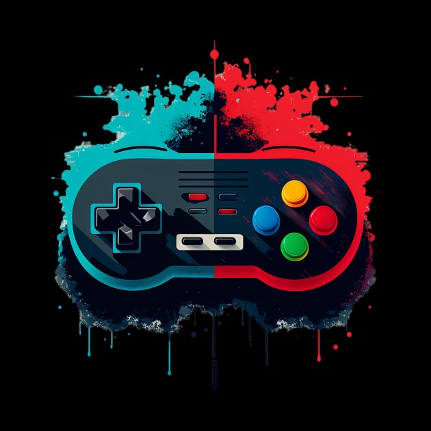 Retro Video Game Controller I by 20th Century Tees