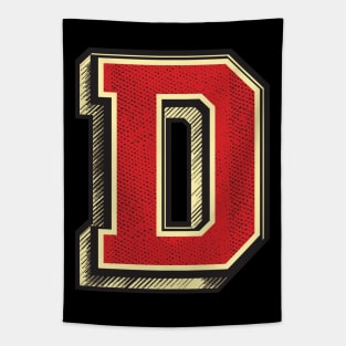 Divine Vintage style Alphabet Letter D ✪ Perfect gift for babies and kids Tapestry