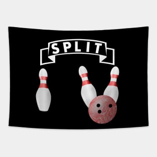 Ten Pin bowling split Tapestry